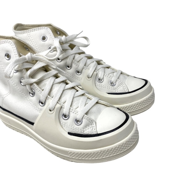 Converse Ctas Construct High Shoes Skate Men's Size Casual White Canvas A02832C - Picture 3 of 8